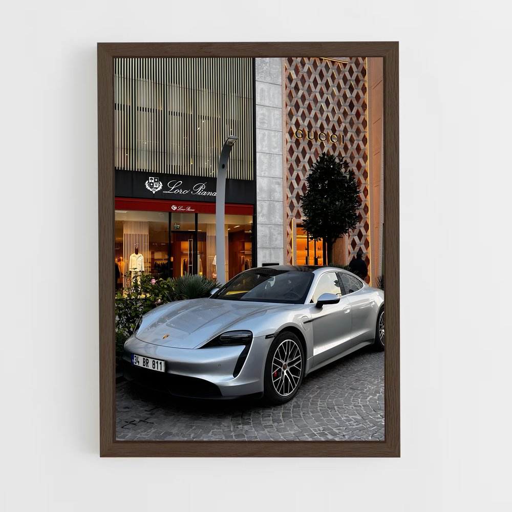 Poster Taycan s élégant – affiche Porsche (vue 5)